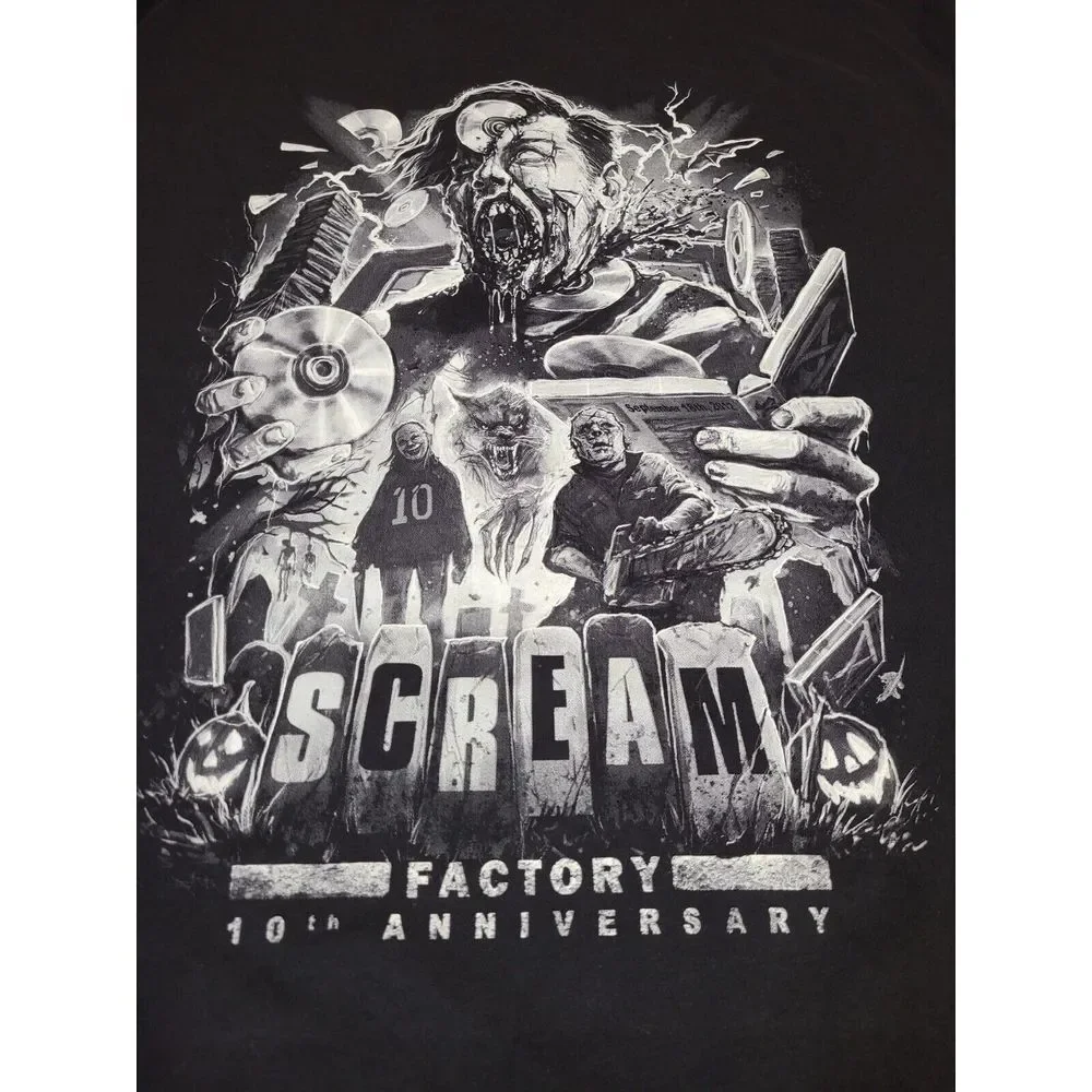 Scream‎ Factory 10th Anniversary T-Shirt Sz 3XL Gutter Garbs - Picture 3 of 10